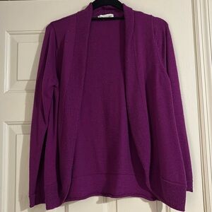 Purple Coldwater Creek Cardigan. Size M. Great condition.